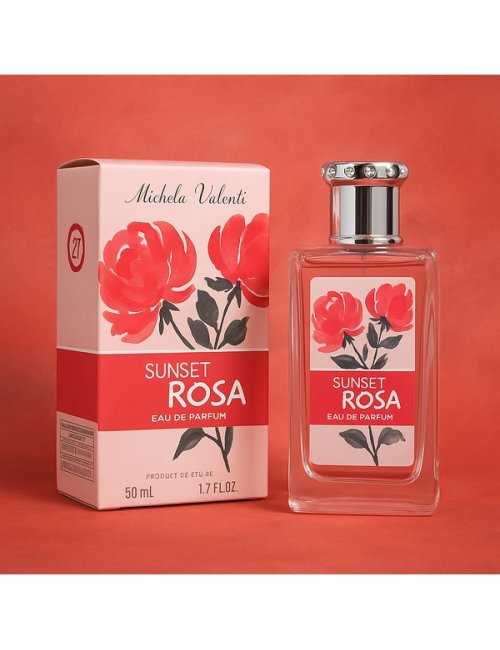 Eau de Parfum Femme MICHELA VALENTI 100 ml Sunset Rosa