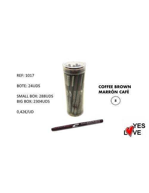 Pack de 24 Crayon Yeux Brun Intense Khol - Yes Love