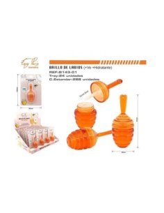 Pack de 24 Brillant Pour Les Lèvres Honey Transparent - Easy Paris