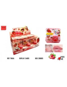 Pack de 24 Masque À Lèvres "Hydratant Fraise" - Yes Love
