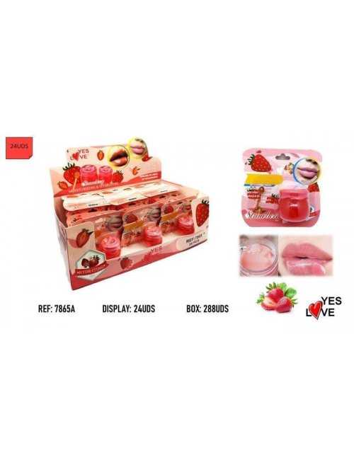 Pack de 24 Masque À Lèvres "Hydratant Fraise" - Yes Love