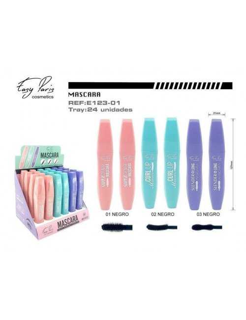 Pack de 24 Mascara Pour Cils Noir 4 Modeles 24/unité - Easy Paris
