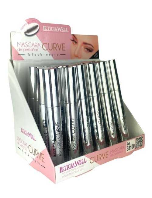 Pack de 24 Mascara Curve Black Marque - Leticia Well
