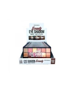 Pack de 12 Ombre A Paupieres Eye Shadow "Beauty" - D'Donna