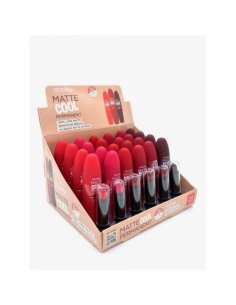Pack de 24 Rouge A Lèvres Matte Cool 24h Permanent - D'Donna