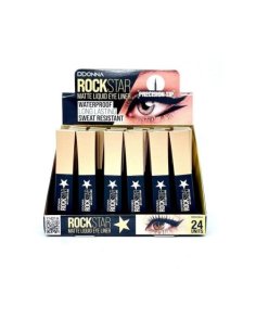 Pack de 24 Eyeliners Rockstar Matte Liquid - D'Donna