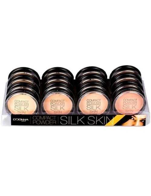 Pack de 16 Poudres Compacte Silk Skin 4 Couleurs - D'Donna