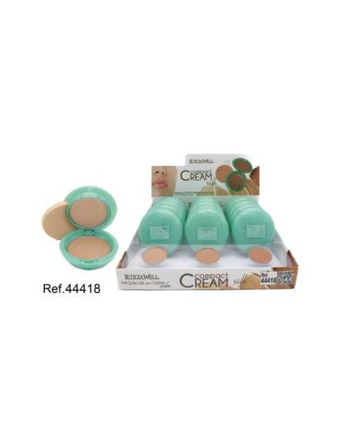 Pack de 15 Poudre Compacte Silk Avec Miroir Et Eponge - D'Donna