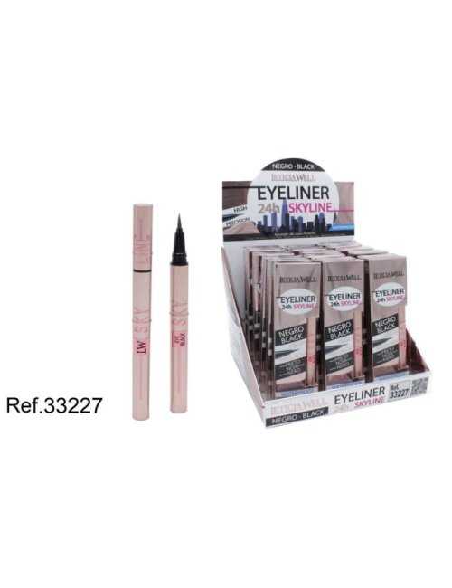 Grossiste eye-liner Leticia Well – Pack 18 – BLACK 24H. SKYLINE