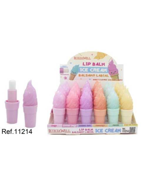 Grossiste baume à lèvres Leticia Well – Pack 24 – ICE CREAM