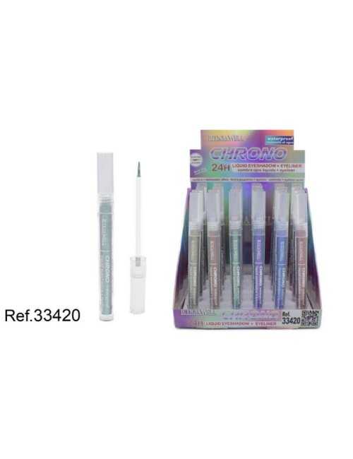 Grossiste eye-liner Leticia Well – Pack 24 – + LIQUID CHRONO 24H