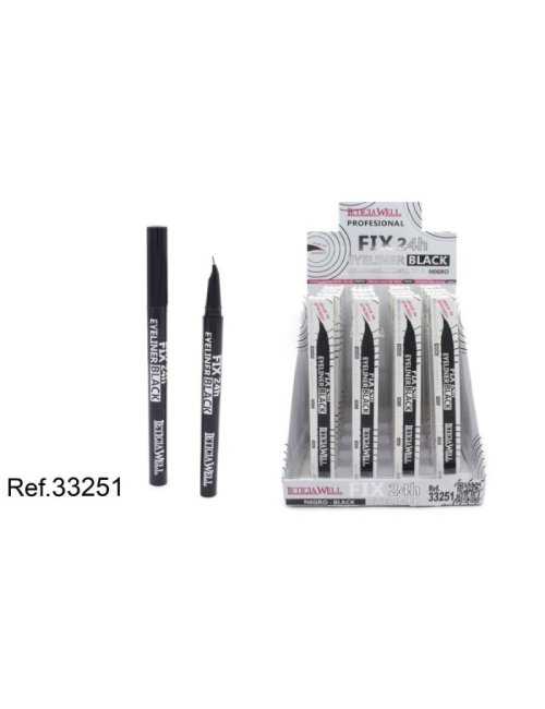 Grossiste eye-liner Leticia Well – Pack 16 – BLACK FIX 24H