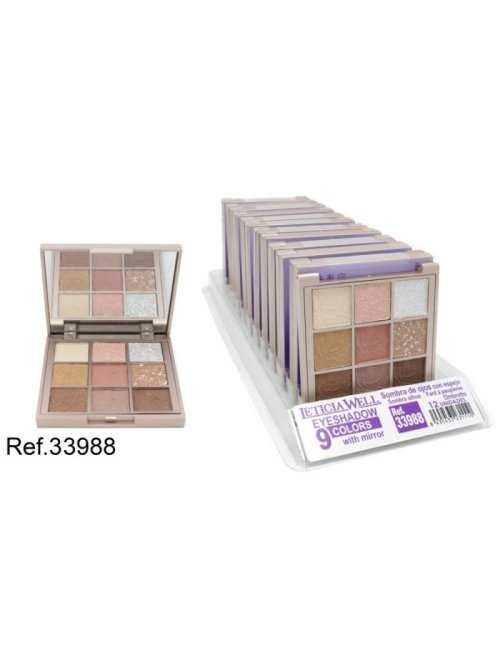 Grossiste palette maquillage Leticia Well – Pack 12