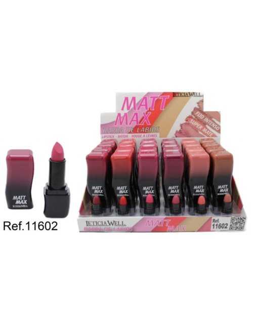 Grossiste rouge à lèvres Leticia Well – Pack 24 – MATT MAX