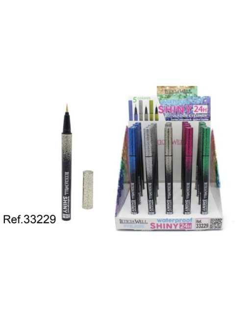 Grossiste eye-liner Leticia Well – Pack 20 – SHINY WATERPROOF 24H