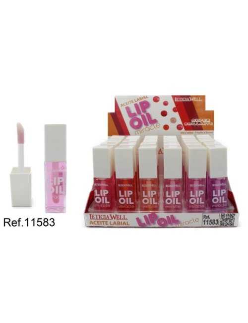 Grossiste cosmétique Leticia Well – Pack 24 – Lip oil miracle