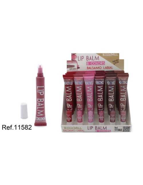 Grossiste baume à lèvres Leticia Well – Pack 24 – 6 COLORS