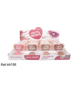 Grossiste cosmétique Leticia Well – Pack 24 – Blush pretty hearts