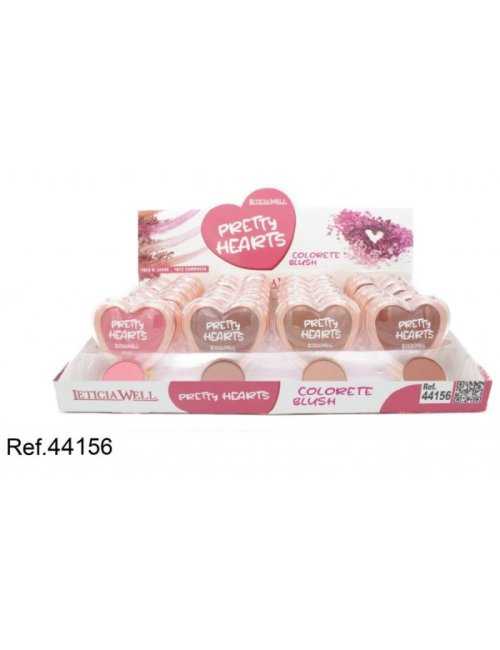 Grossiste cosmétique Leticia Well – Pack 24 – Blush pretty hearts
