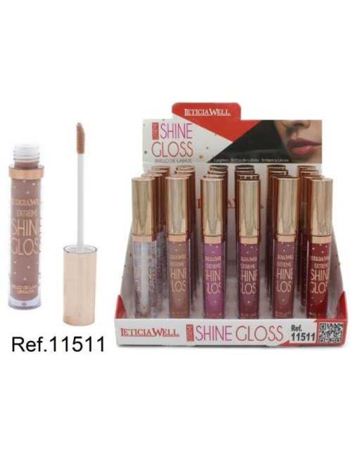 Grossiste gloss à lèvres Leticia Well – Pack 24 – SHINE EXTREME