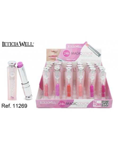 Grossiste rouge à lèvres Leticia Well – Pack 24 – magic color 24h