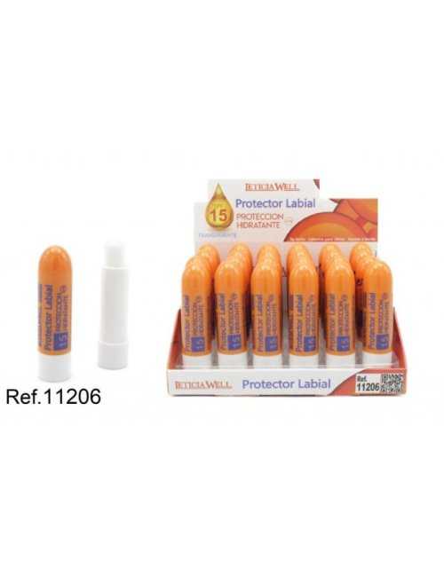 Grossiste baume à lèvres Leticia Well – Pack 24 – SPF15