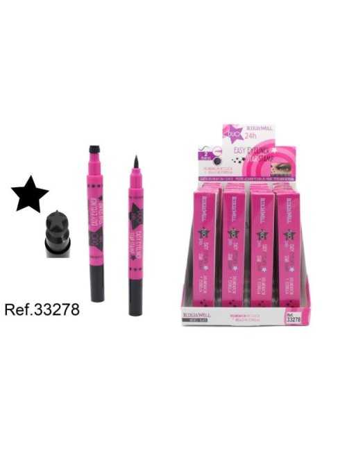 Grossiste eye-liner Leticia Well – Pack 16 – & STAMP DUO 24H