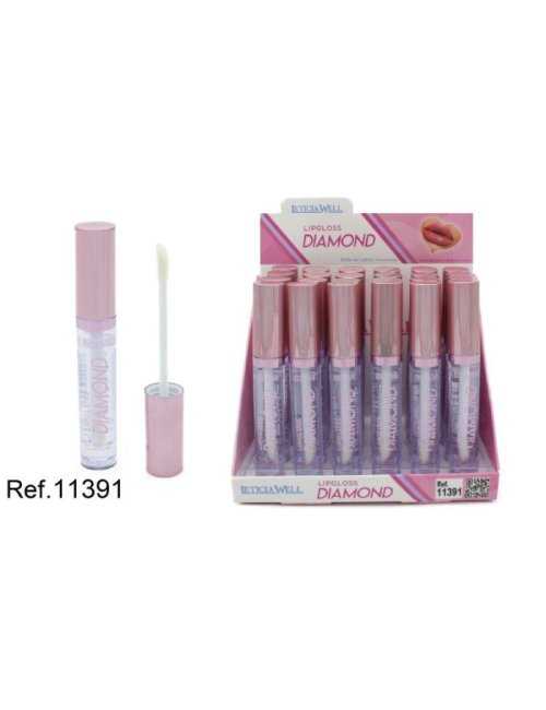 Grossiste gloss à lèvres Leticia Well – Pack 24 – DIAMOND 11.5cm