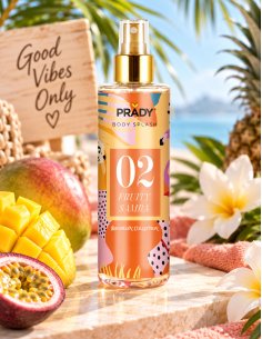 Body Splash 250ml Citron Vanille - Pack 12 unités