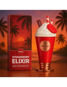 BODY MIST YUMMY! STRAWBERRY ELIXIR 200ML - D'DONNA