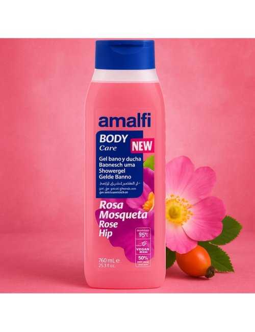 Gel douche rosier muscat 750 ml par carton - ROMAR-AMALFI-DE