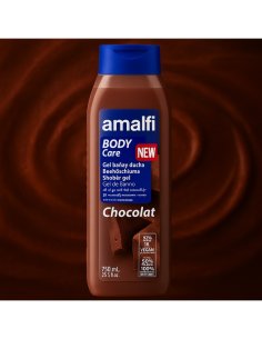 Gel douche chocolat 750 ml AMALFI - Vente pro carton
