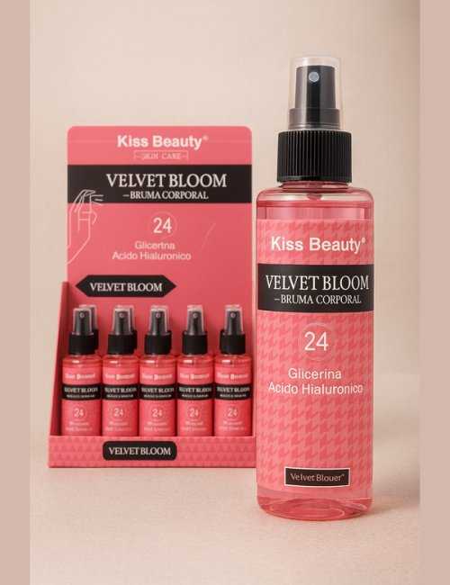 Brume Corporelle Velvet Bloom 24H 250ml - Kiss Beauty