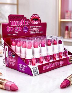 Rouge à lèvres mat intense D'DONNA Pack 24 - Tenue 24h