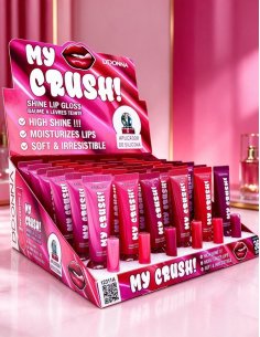 Gloss Shine My Crush D'DONNA - Pack de 36 gloss hydratants