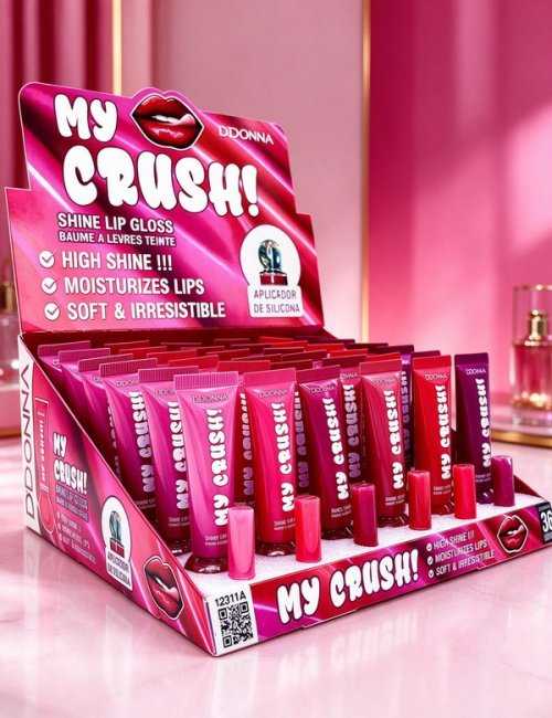 Gloss Shine My Crush D'DONNA - Pack de 36 gloss hydratants