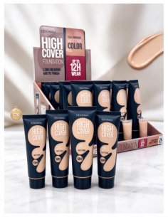 Fond de Teint Haute Couvrance 80g 12H Pack 24 D'DONNA