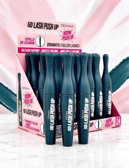 Mascara 5D Lash Push Up D'Donna pack 24 - Allonge et recourb