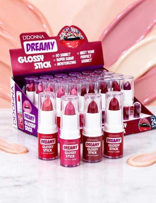 Pack de 24 rouges à lèvres mats D'DONNA longue tenue