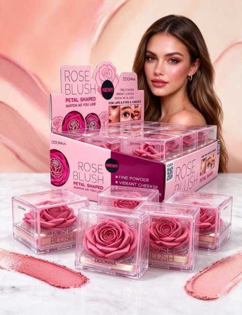 Fard à joues Rose Pétale PACK 24 D'DONNA – Élégance naturell