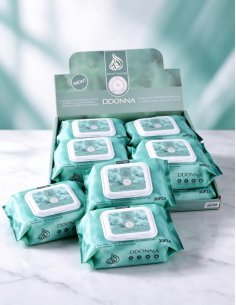 Lingettes démaquillantes Pistache pack 12 D'DONNA