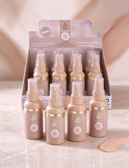 Spray fixateur de maquillage gourmand 50ml D'DONNA pack 12
