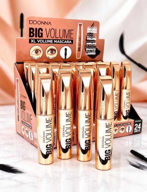Mascara Big Volume Noir D'Donna pack 24 - Volume intense et