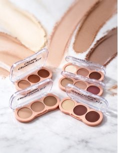 PACK DE 24 Contour Crème Matte D'DONNA - Palette visage mat
