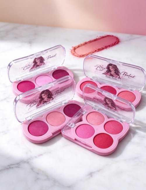 Pack 24 Fards à Joues Mousse Super Cheek D'DONNA