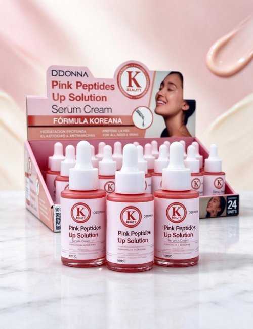 Serum Pink Peptides coréen hydratant - Pack 24 D'Donna