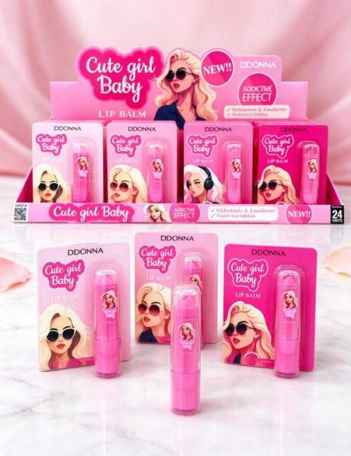 Baume à lèvres Magic Cute Girl PH Pack 24 D'DONNA