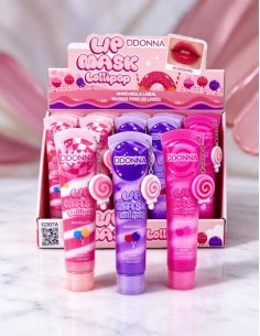 Masque Lèvres Lollipop D'DONNA Pack de 24 - Hydratation inte