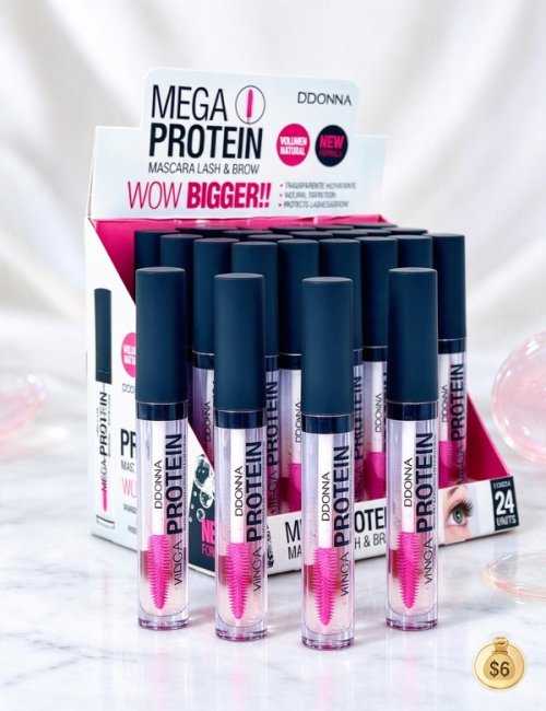 Mascara Méga Protéine Transparent Pack 24 D'DONNA