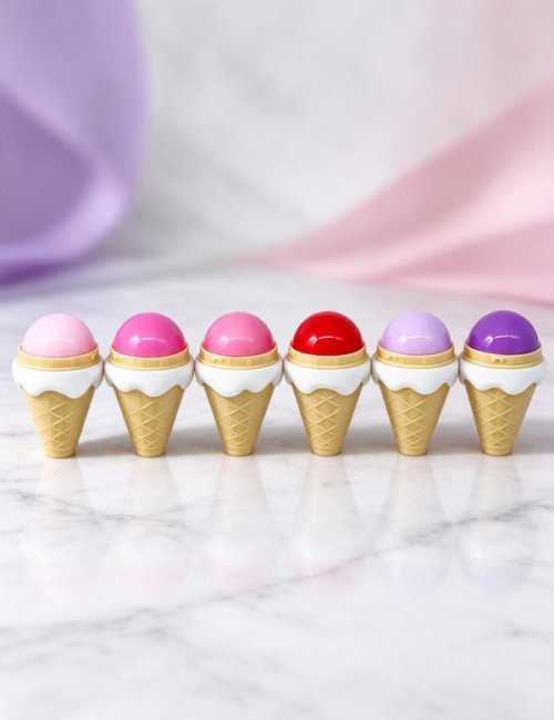 Pack 24 Baume à Lèvres Ice Cream D'DONNA - Hydratant et prot